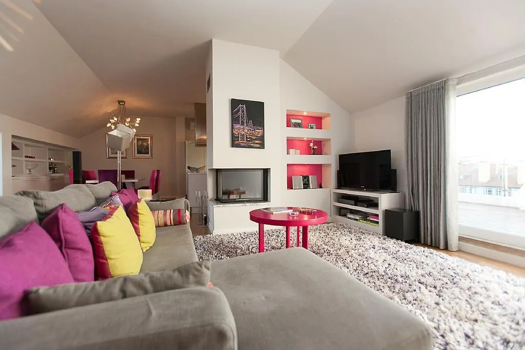 Charming Penthouse With Private Terrace Appartement Lissabon 0*,